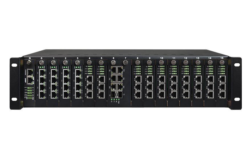 飛暢科技-多業(yè)務(wù)帶 物理隔離以太網(wǎng)（2U機(jī)框，19英寸， 1+1光備份）光端機(jī)