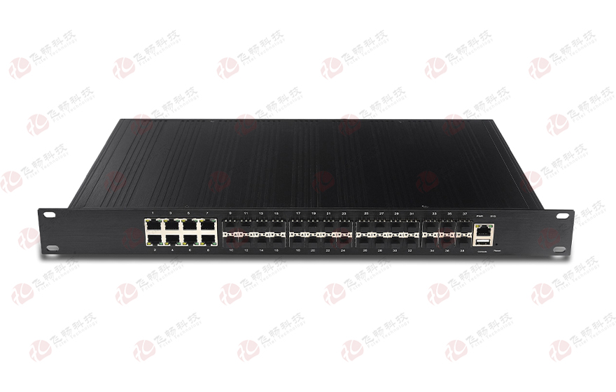 飛暢科技-管理型工業(yè)級 千兆/萬兆6萬兆光+8路千兆電+千兆24光 三層交換機