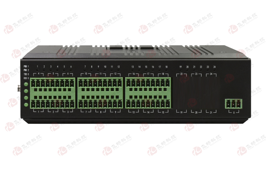 飛暢科技-工業(yè)軌式 16路RS485集線器 新